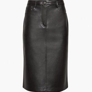 Aritzia Wilfred Statue Skirt (Black)